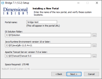 Installing a New Portal.